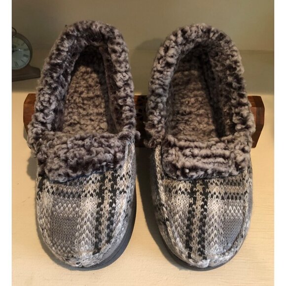 Women's Slippers Muk Luks Large Size 9-10 Gray - Picture 7 of 10